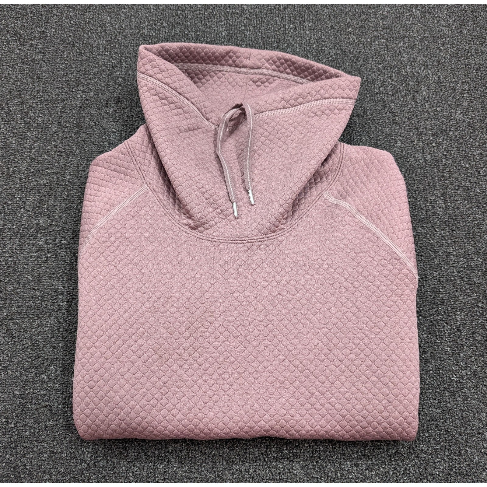 Marmot Annie Quilted Funnel Neck Sweatshirt Pullover Mauve Purple Size Small